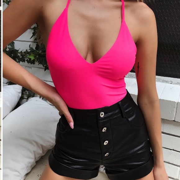 Tiger mist aqua bodysuit - Picture 1 of 3